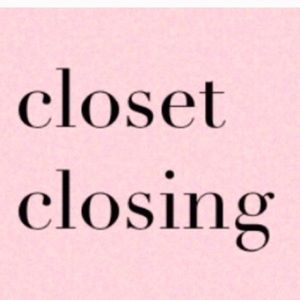 Closet is closing!! 🤧🤧🤧